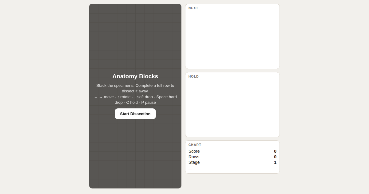 Screenshot of Anatomy Blocks